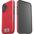 Denmark Soccer Flag iPhone 16 Plus Impact Case
